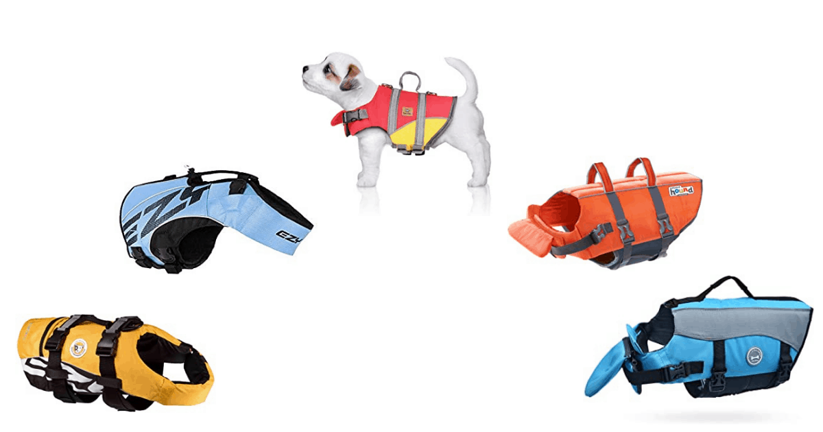 Hundeschwimmweste verstellbar Hund Schwimmweste Float Coat Ripstop Hund Sicherheitsweste Einstellbar Konservierer mit hohem Auftrieb und Haltbarem Rettungsgriff für kleine mittelgroße und große Hunde 